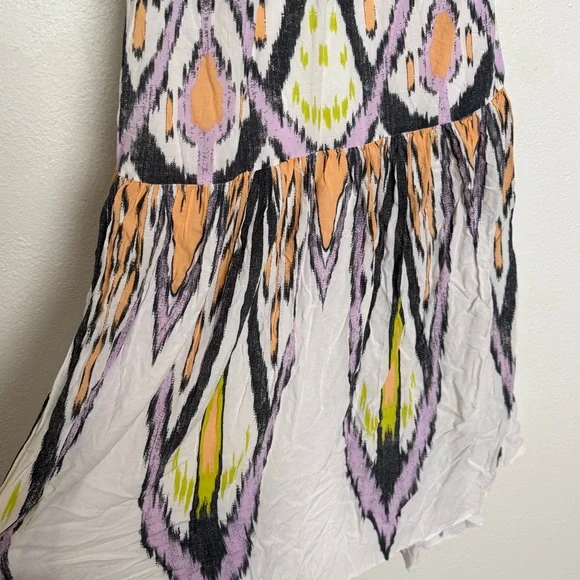 Free People Mojave Aztec Strapless Tie Smocked Open Back Maxi Dress - Picture 7 of 11